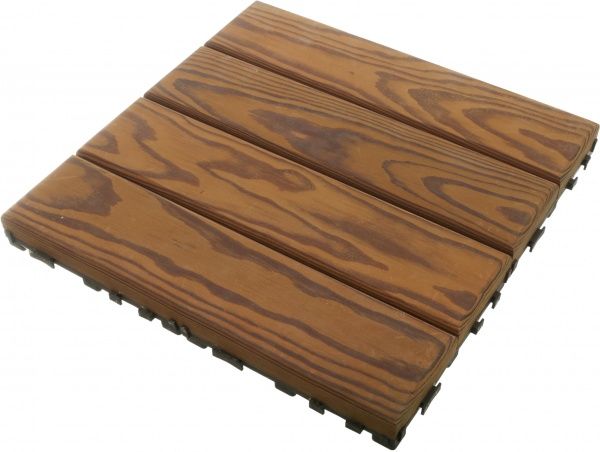 Декинг 30х300х300 мм термососна, масло 2 слоя