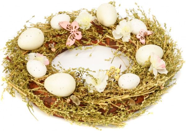 Венок пасхальный с яйцами E580159A