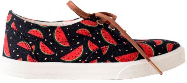 Кеды детские Олдком TAYLOR MELON р.32 черно-красный 