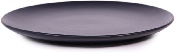 Тарелка 21 см Блек Мат Manna Ceramics