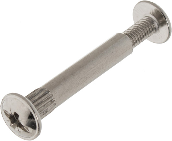 Болт стяжний декоративний міжсекційний М4 10 шт хром