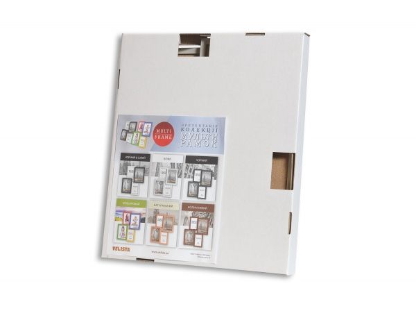 Мультирамка Веліста на 4 фото 15w-3206-11v 10x15/13х18 см дерево світле 