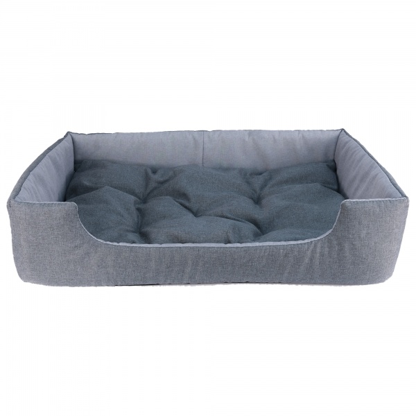 Лежак FX home Rosto 63x46x15 см серый