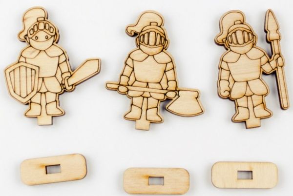 Деревянный 3D-конструктор Зірка Орудие Штурмовая башня 100727