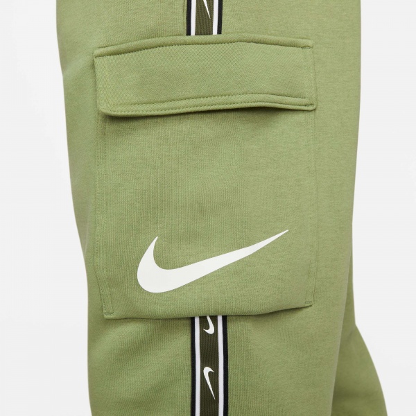 Штани Nike REPEAT SW FLC CARGO PANT DX2030-334 р. S зелений