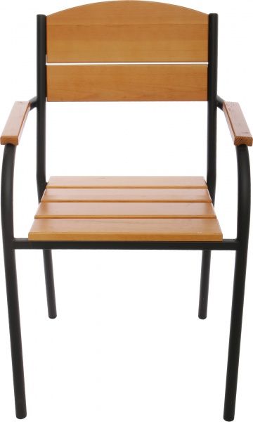 Стул деревянный Злата Прага 87x60x50 см черно-коричневый  