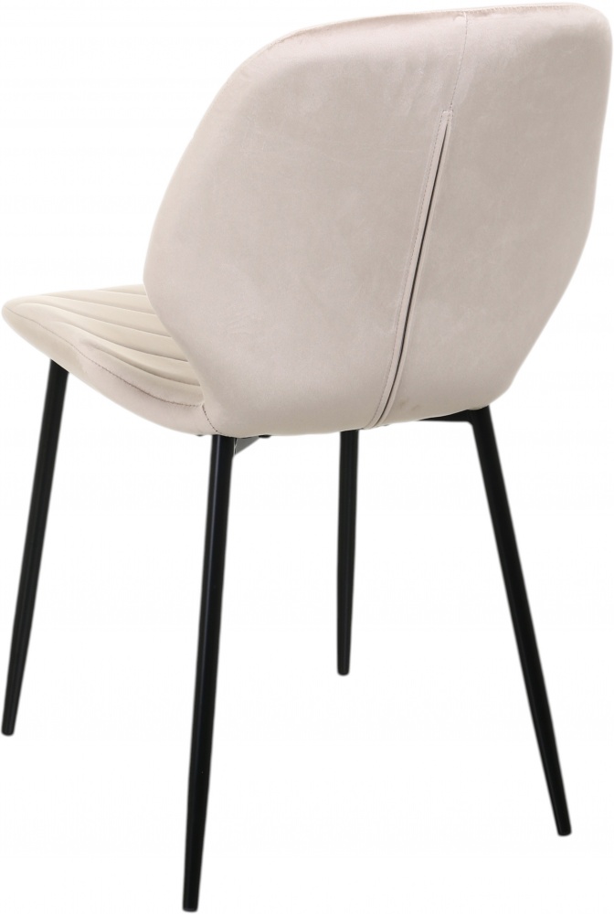 Стул обеденный Центр Меблів NIA 46х56,55х87 см (UF910-01) бежевый / черный