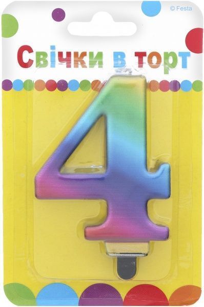 Свеча цифра 