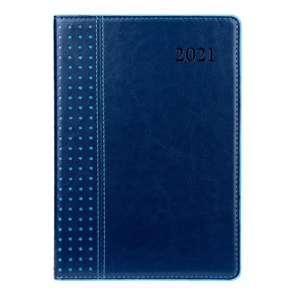 Ежедневник А5 Destiny 2021 cиний Leo Planner