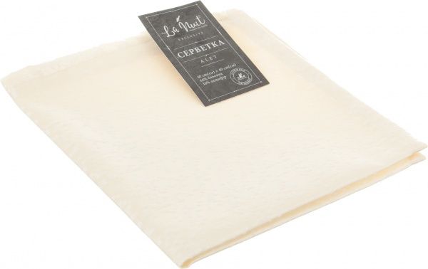 Салфетка La Nuit Алет 40x40 см кремовый 