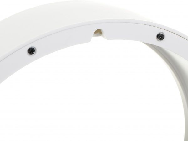 Декор настенный Nature круглый 20x20 см белый 