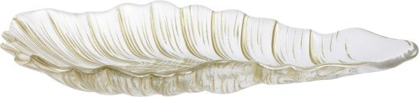 Блюдо Пір'їна золота 30x17 см 