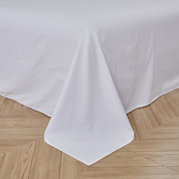 Комплект постільної білизни Solid 2 однотонний білий La Nuit 