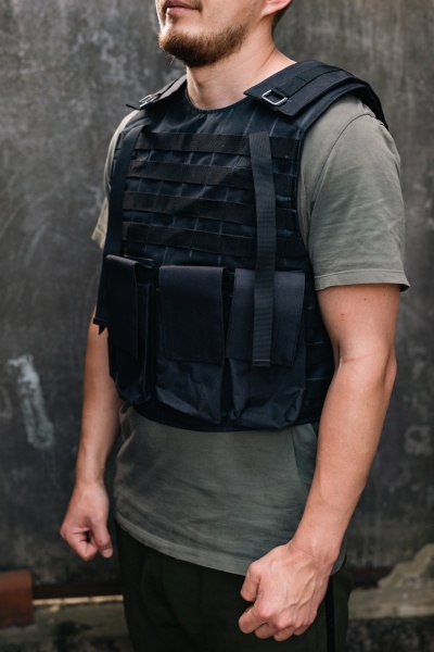 Плитоноска Альтерн Жилет Разгрузка , VIN-BRON (Черный) 