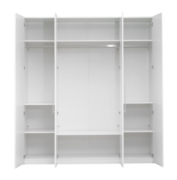 Шафа Embawood Glossy 4-дверна білий 