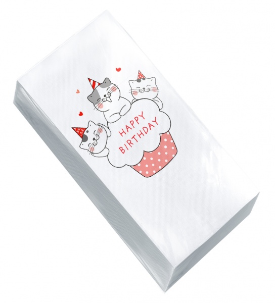 Салфетки столовые Альбатрос Праздничная 33х33 см 25 шт.