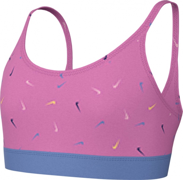 Бра Nike G NK ONE BRA LOGO PRINT FD4852-675 р.XS рожевий