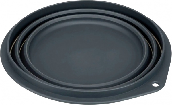 Миска Trixie для собак дорожня термопласна гума 2 л 22 см в асортименті (25013)