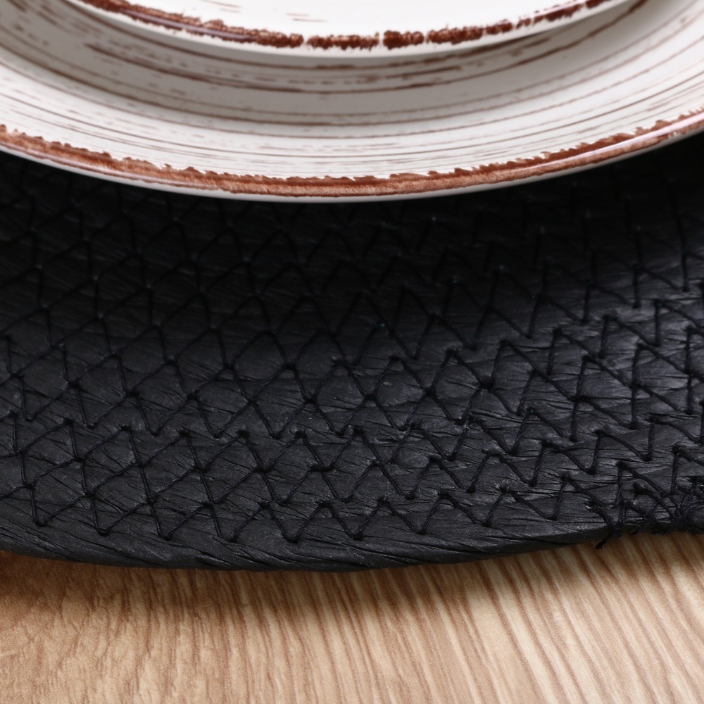 Коврик для сервировки Flamberg Woven Black 35 см