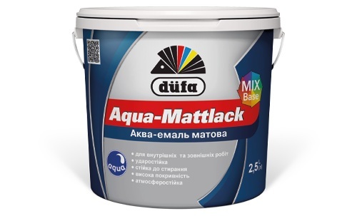 Акваэмаль Dufa Aqua-Mattlack мат 2,5л