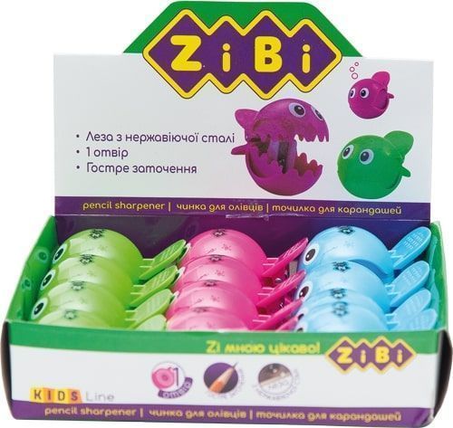 Чинка Піранья ZB.5534 в асортименті ZiBi