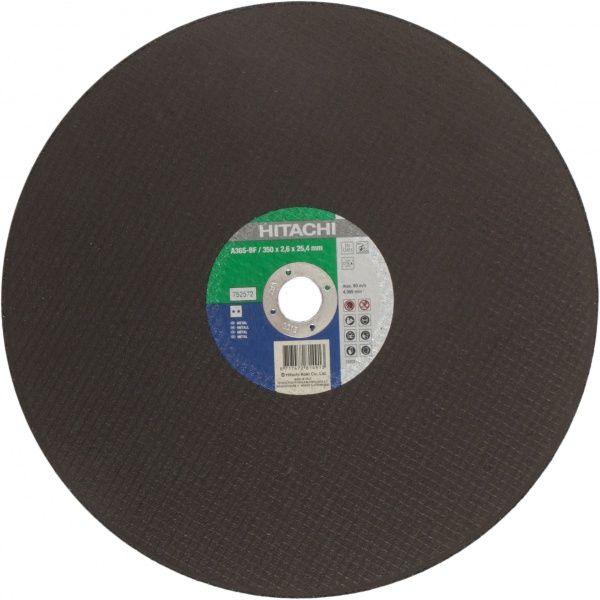 Круг відрізний по металу Hitachi 350x2,6x25,4 мм 752527