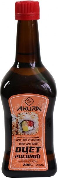 Уксус Akura рисовый 200 мл