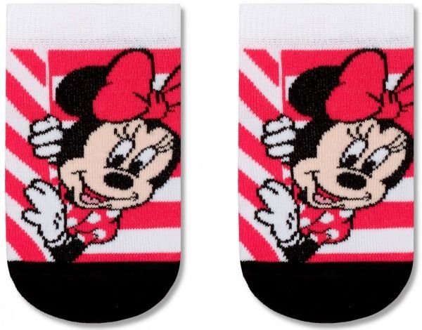 Носки детские Conte-Kids DISNEY 340 17С-127/1СПМ р.14 малиновый белый черный 