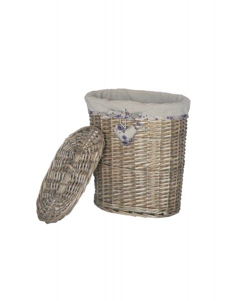 Кошик плетений з текстилем Natura House FB-20L 49х36х57см 