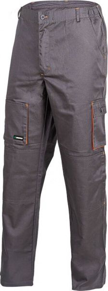 Брюки рабочие Sizam Newcastle р. XXL рост универсальный 30208 серый с оранжевым