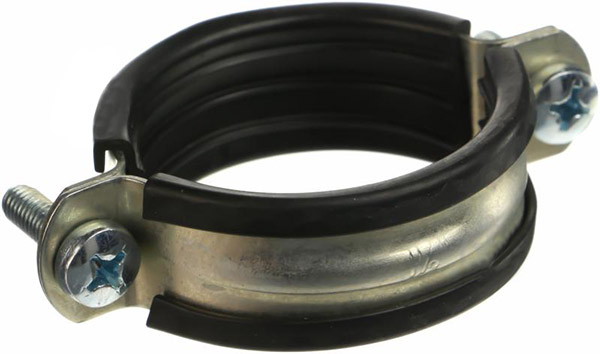 Хомут із гумовою прокладкою з гайкою М8 1 1/2