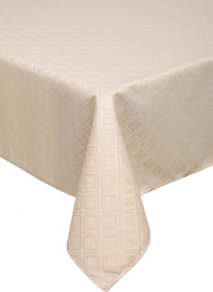 Скатертина жакардова 140x180 см золотий Luna 