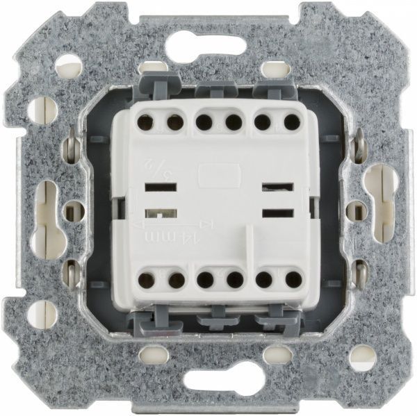 Вимикач одноклавішний Siemens Iris з підсвіткою 16 А 250В IP20 білий 18505-L W