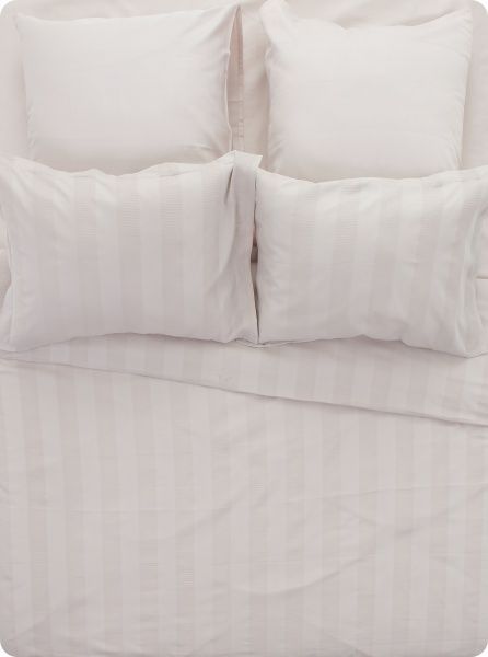 Комплект постельного белья Emboss 2 бежевый Sesli Tekstil 