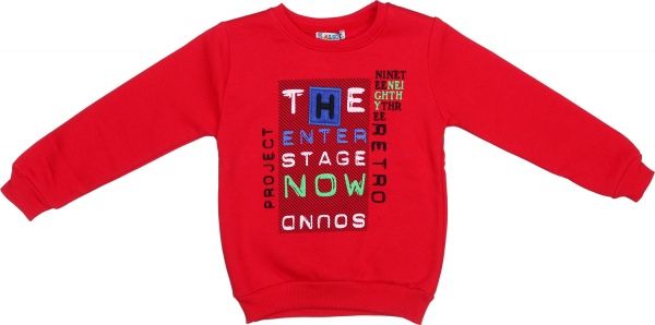 Свитшот ALG р.110 красный 221453 