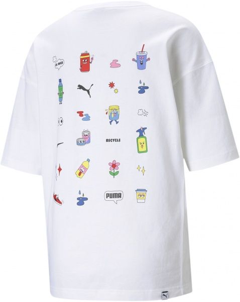 Футболка Puma Downtown Graphic Tee 53024402 XS білий