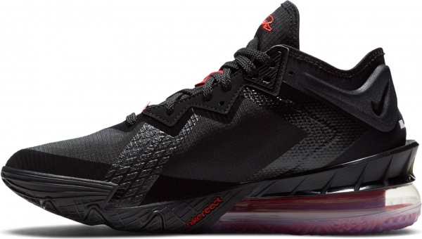 Кроссовки Nike LeBron 18 Low CV7562-001 р.US 9,5 черно-красный