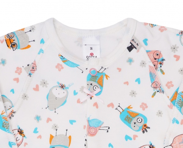 Чоловічок для дівчинки ТМ Софія Owls р.50 мульті 300150 