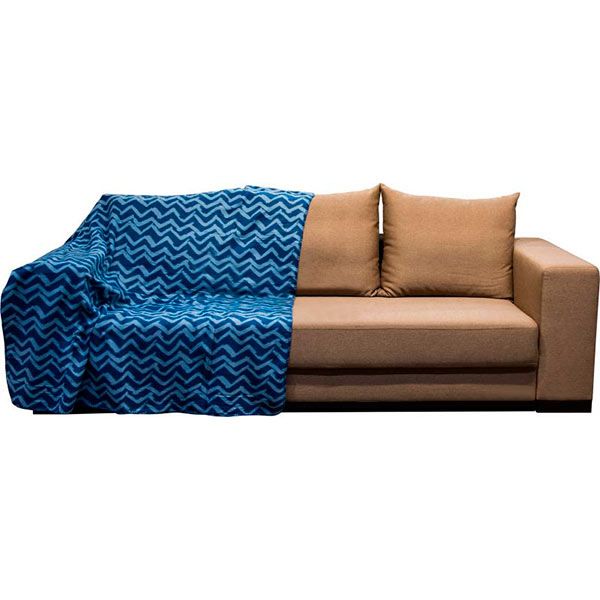 Плед флисовый Underprice Зигзаги 150x180 см