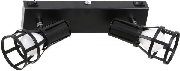 Спот Rabalux Aria 5959 2x15 Вт E14 чорний 