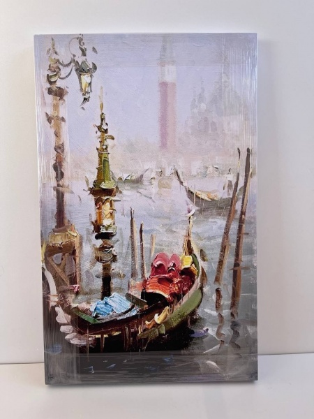 Репродукция Гондолы в Венеции 50x80 см Арт Фемелі 