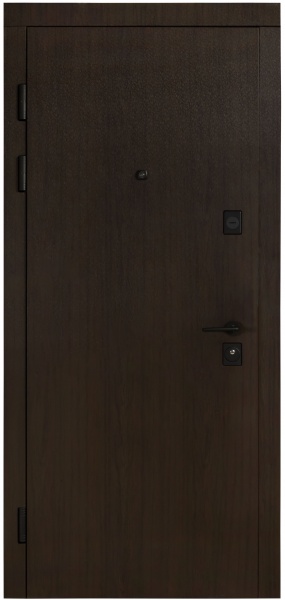 Двері вхідні Revolut Doors В-82 (квадро) Гладка/191 венге темний / дуб полярний 2050x850 мм ліві