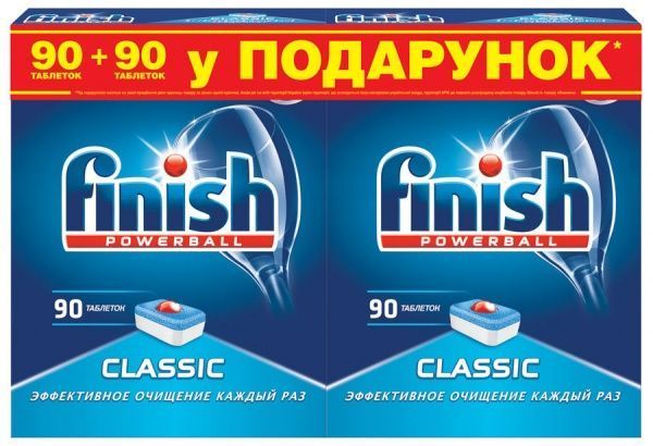 Таблетки для ПММ Finish Classic 90+90 шт.