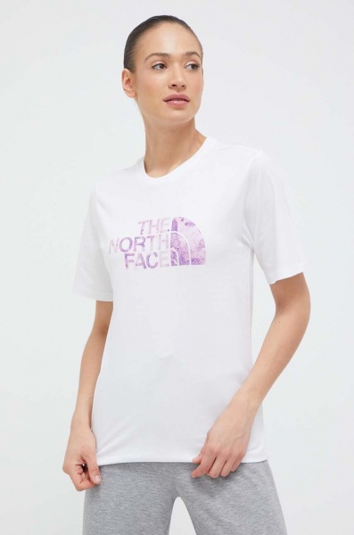 Футболка THE NORTH FACE W RELAXED EASY TEE NF0A4M5PIW81 р.XS білий