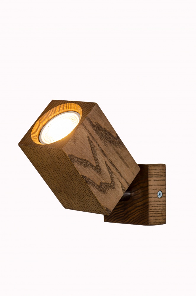 Спот Iterna Cube GU10 ясень темный LW062