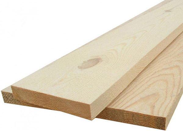 Дошка цільна конструкція 25х150х3000 мм сосна обрізна