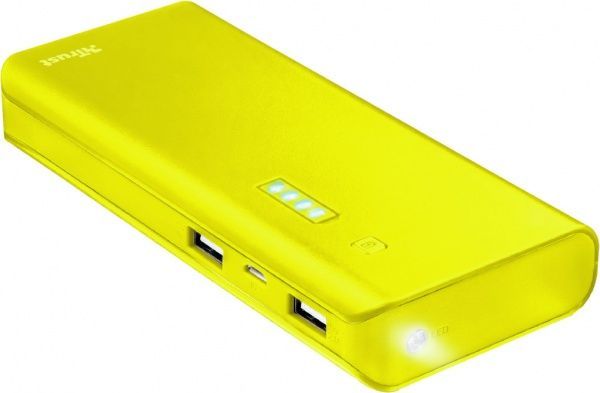 Внешний аккумулятор (Powerbank) Trust PRIMO POWERBANK SUM-YLW 10000 mAh yellow (22753) 