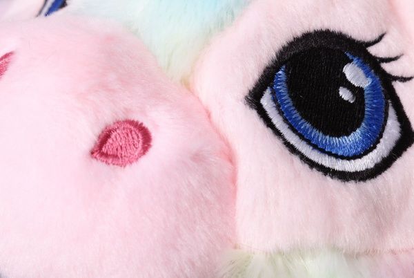 Шапочка карнавальна Єдиноріг з вишивкою 52 см рожевий 