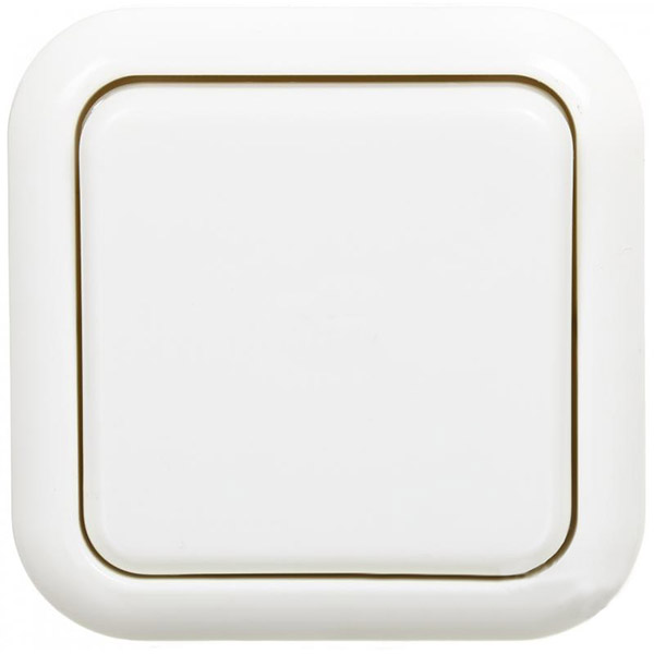 Вимикач прохідний одноклавішний Expert Power IP20 без підсвітки 10 А 250В кремовий HSN-SWP.H3A20G1W2-CR