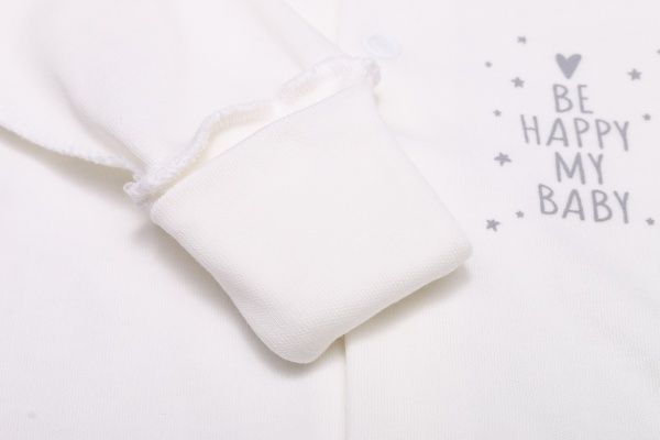 Комбинезон унисекс Bambinelli Be Happy Кмб304-2 р.62 молочный 